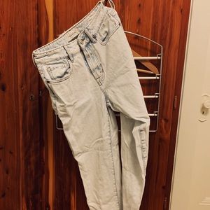 Acid Washed Mom Jeans